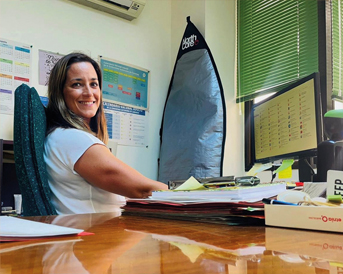 Ana Sánchez, Directora Provincial de Muface en Tenerife… y surfera