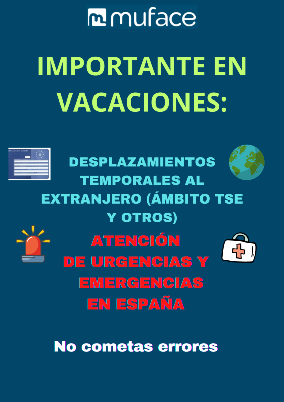 Vacaciones: Recomendaciones en desplazamientos al extranjero y atención de urgencias en España