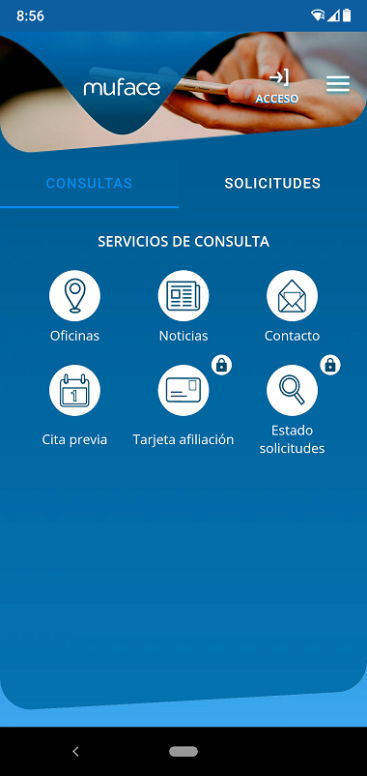 MÁS SERVICIOS EN LA APP DE MUFACE