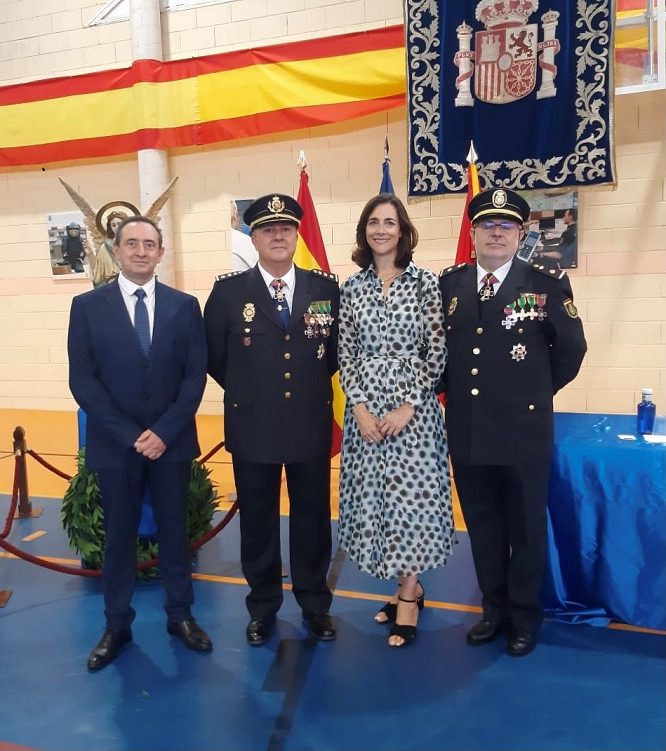 La directora provincial de Ciudad Real, en els actes del Dia de la Policia