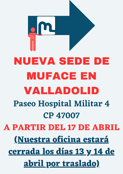 Cartel nueva sede en Valladolid