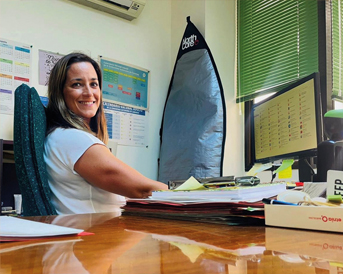 Ana Sánchez, Directora Provincial de Muface en Tenerife… y surfera Ana Sánchez, Directora Provincial de Muface en Tenerife… y surfera