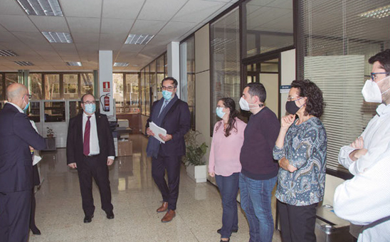 Miquel Iceta visita la sede de MUFACE Miquel Iceta visita la sede de MUFACE